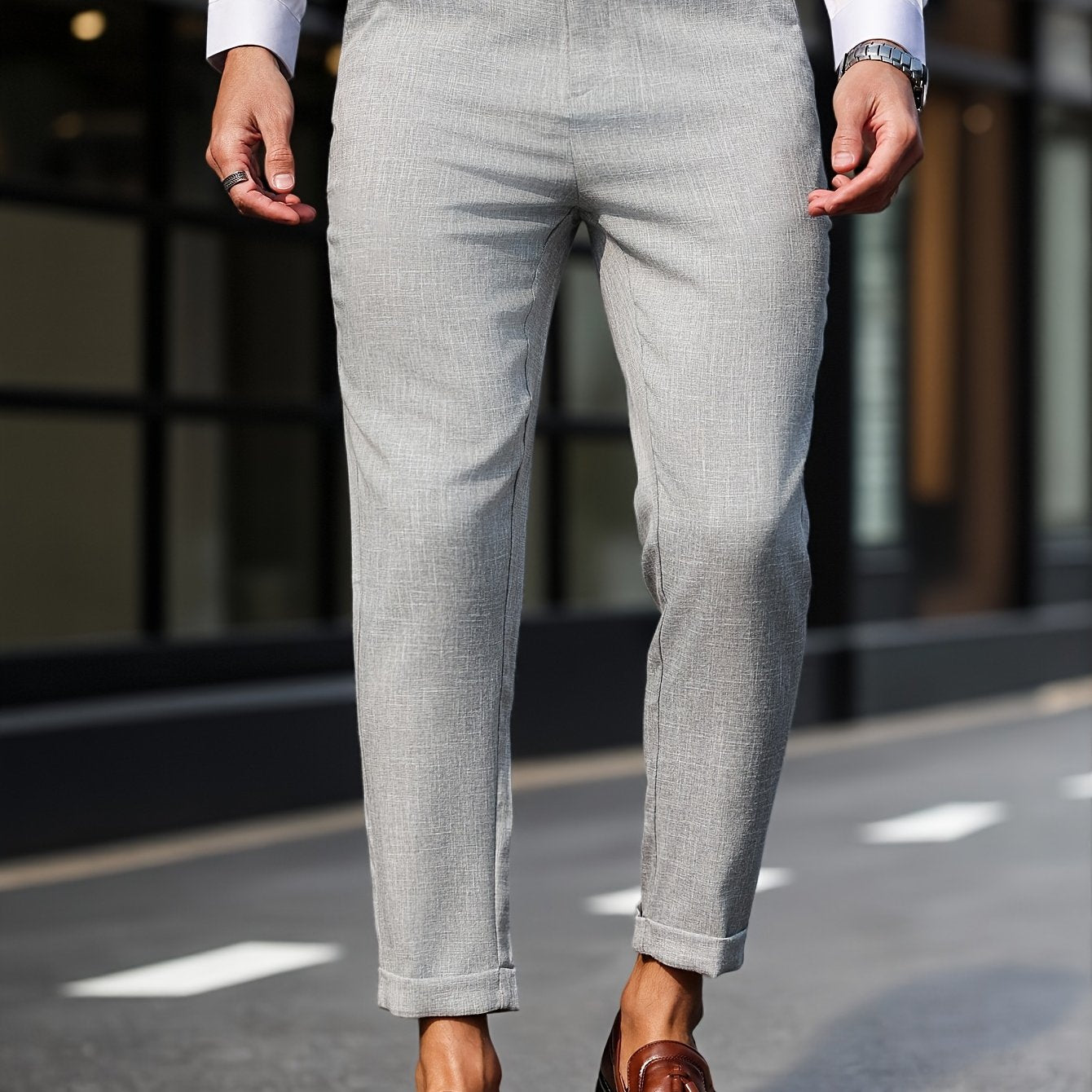 Marcus™ | Elegant & Vardagsvänliga Kostymbyxor