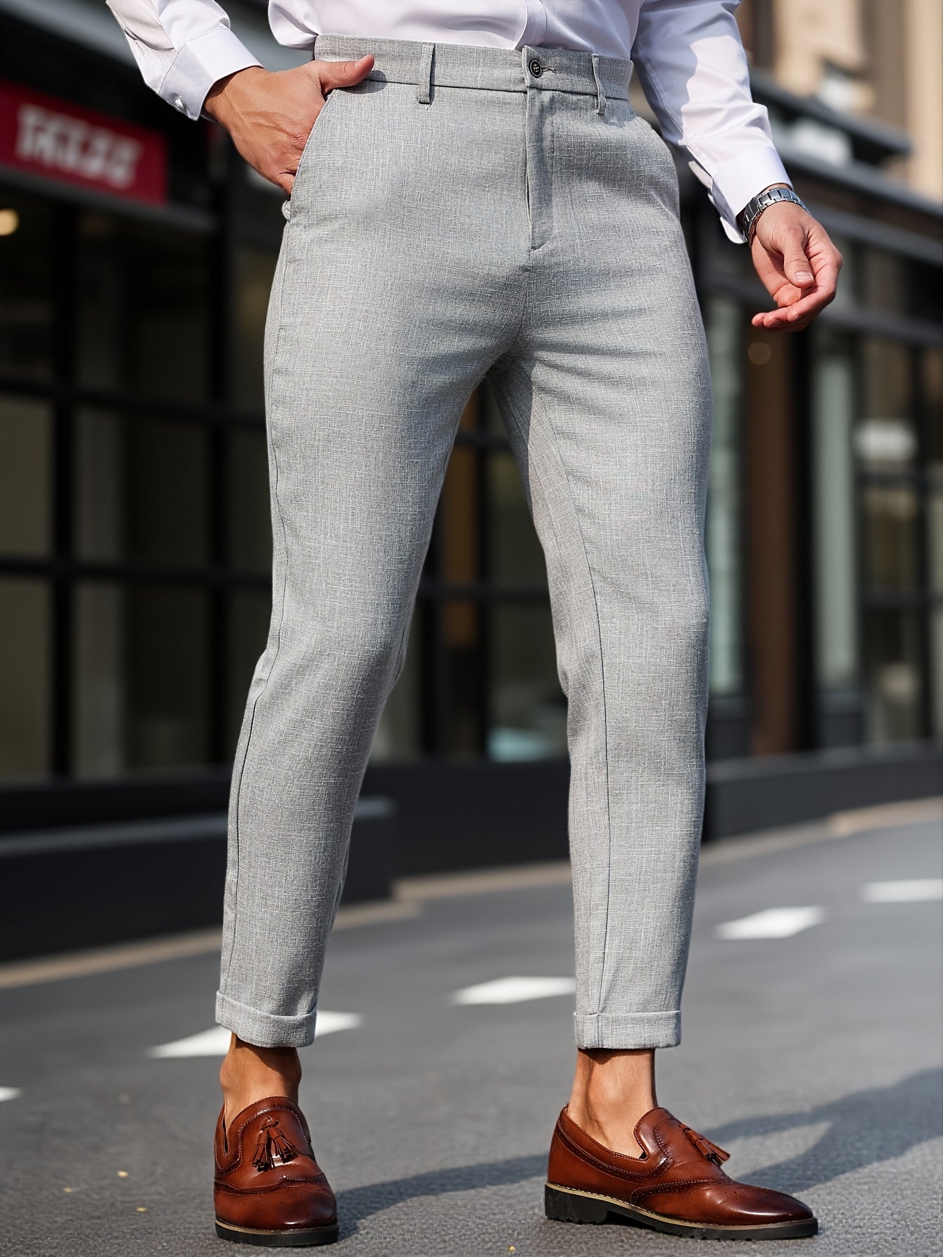 Marcus™ | Elegant & Vardagsvänliga Kostymbyxor