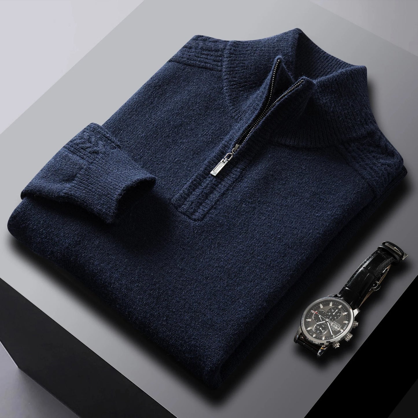 Alpine™ | Lyxig Kasmirpolotröja