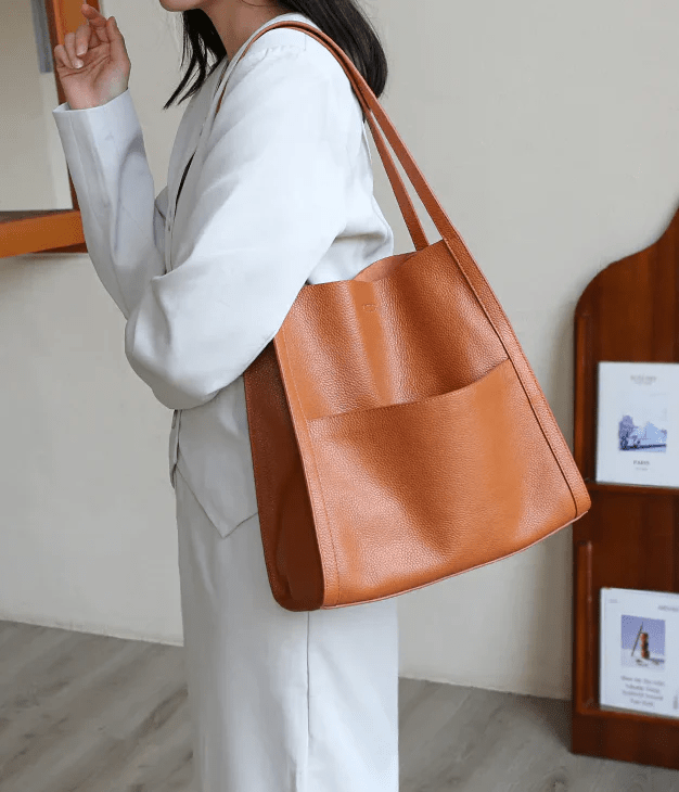 Daniel™ | Minimalistic Shoulder Leather Bag