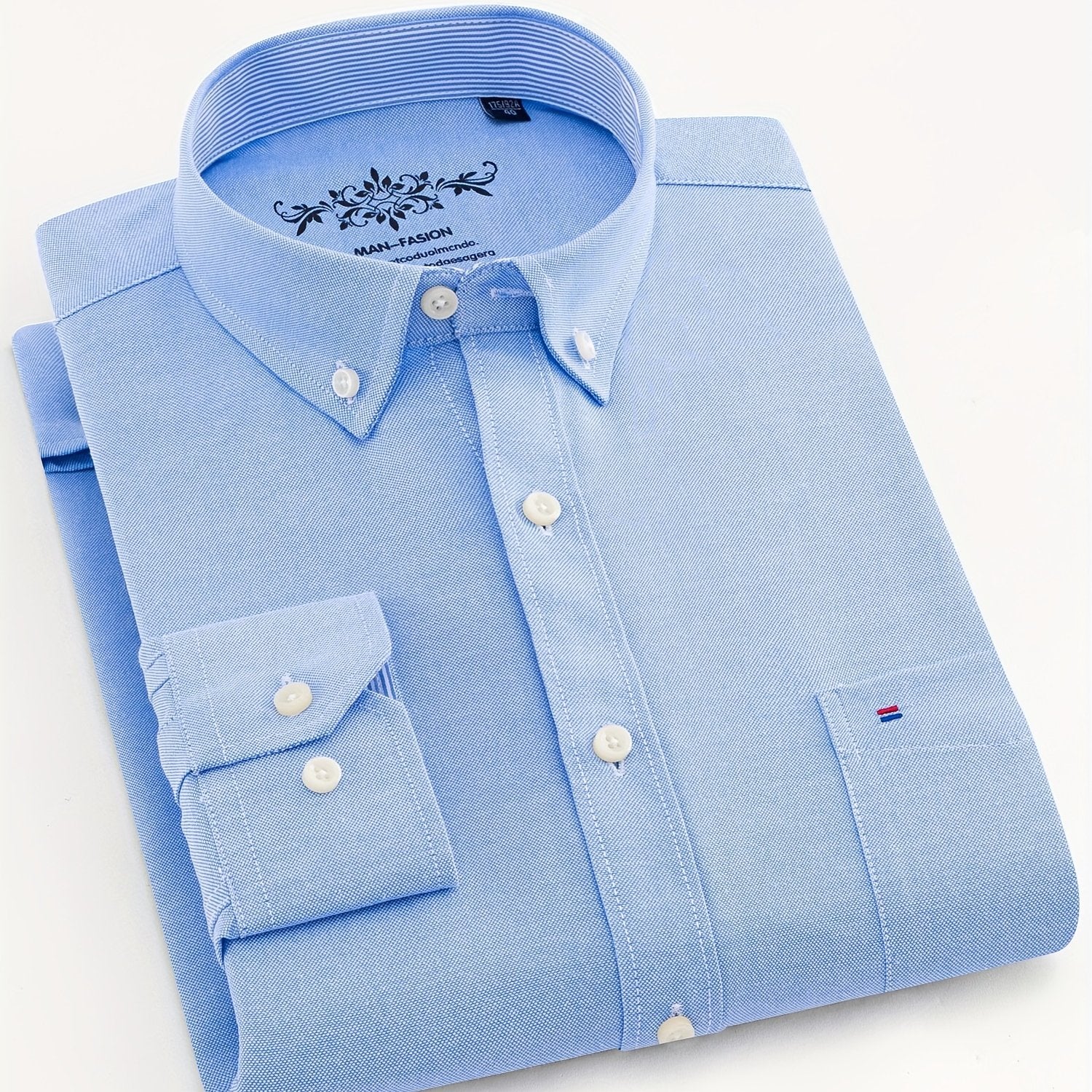 Victor™ | Klassisk Långärmad Herrskjorta i Bomullsmix