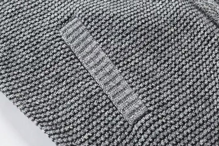 Liam™ | Stickad vintertröja med fleecefoder och ståkrage