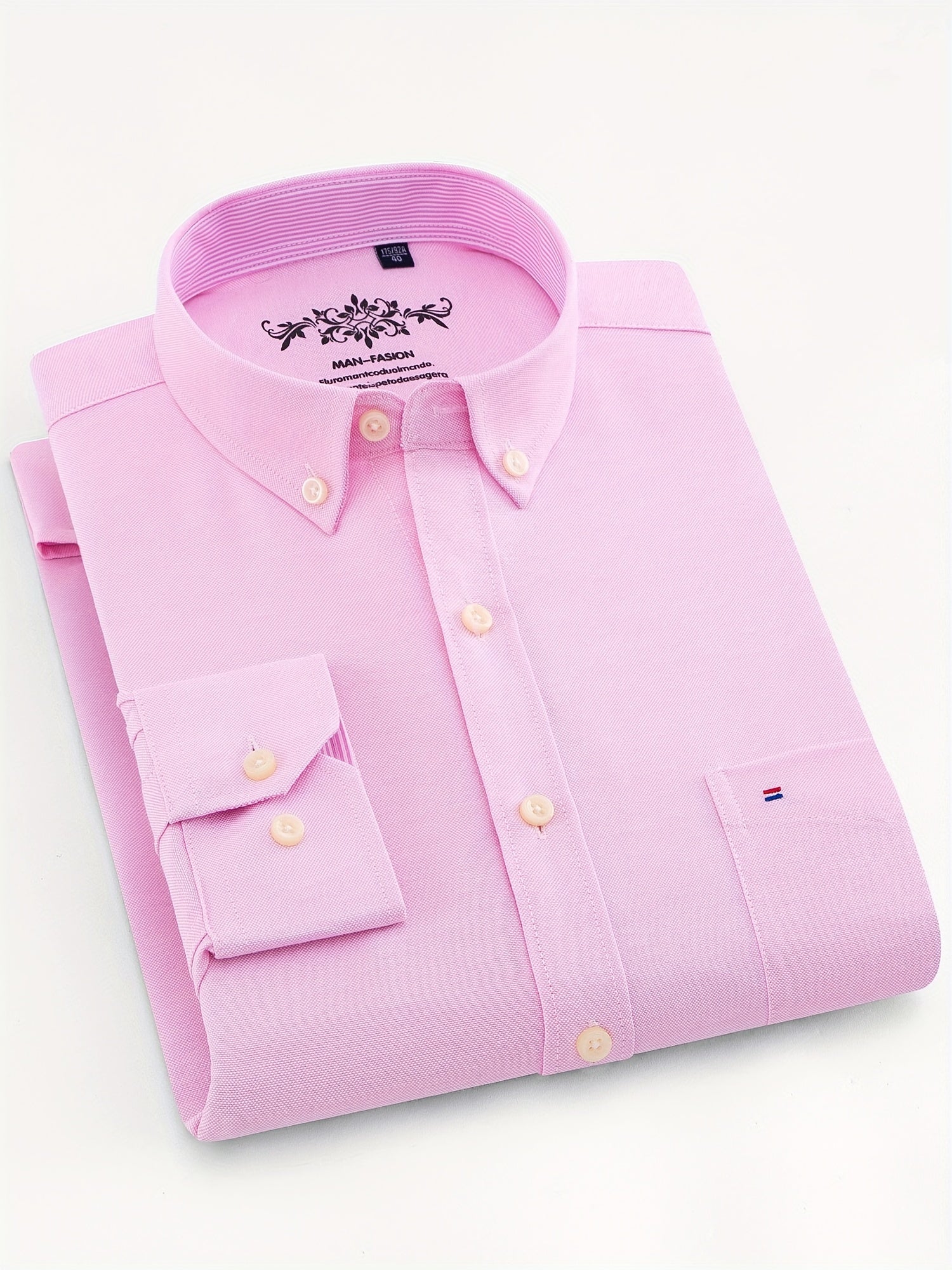 Victor™ | Klassisk Långärmad Herrskjorta i Bomullsmix