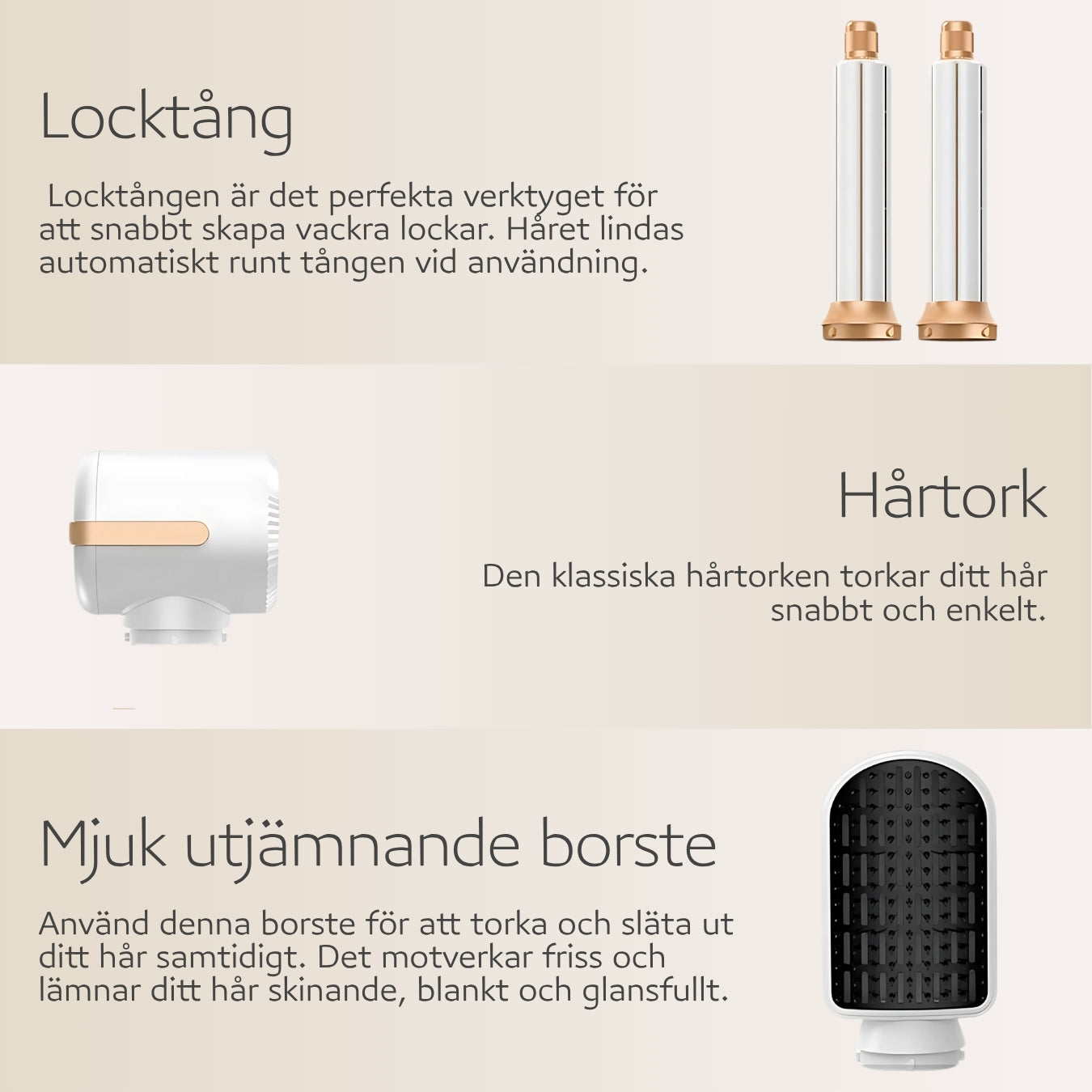 Seliné™ | 7-i-1 Ultra Airstyler för Salongsklass Hemma