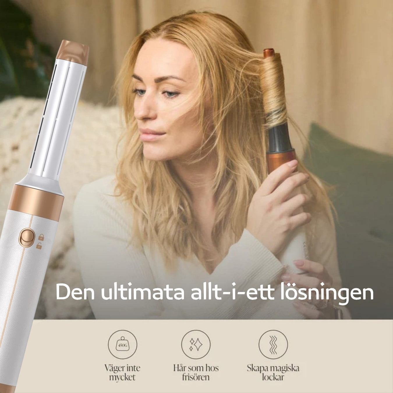 Seliné™ | 7-i-1 Ultra Airstyler för Salongsklass Hemma