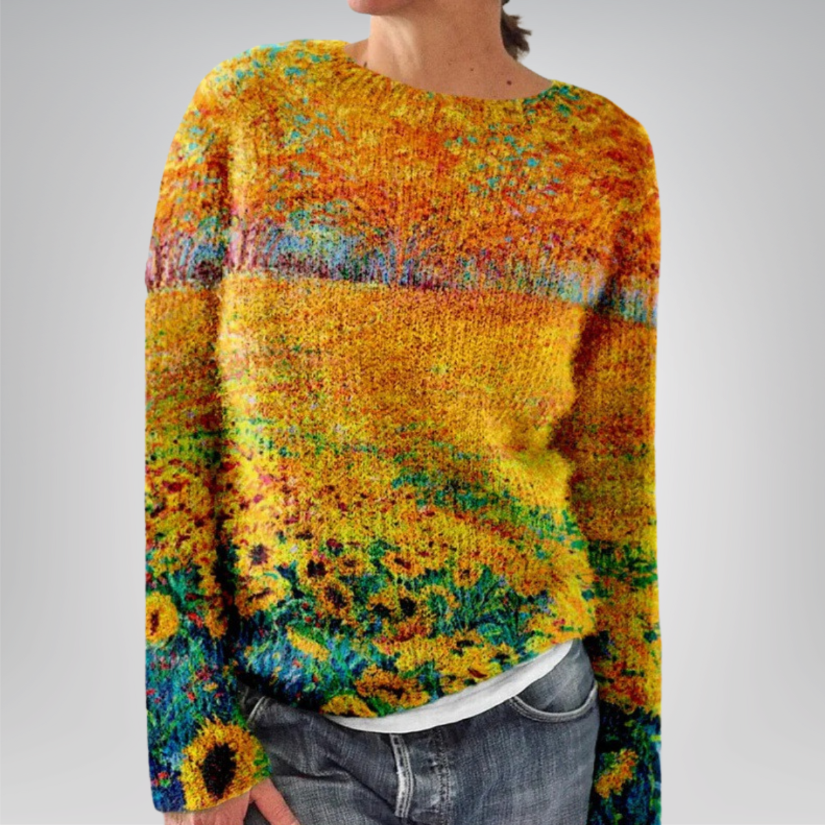 Grace™ | Vibrant stickad tröja med tidlös komfort