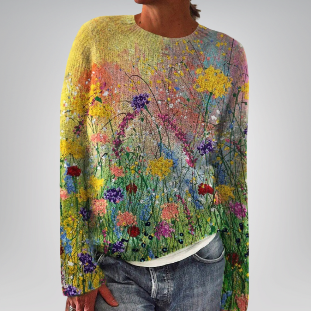 Grace™ | Vibrant stickad tröja med tidlös komfort