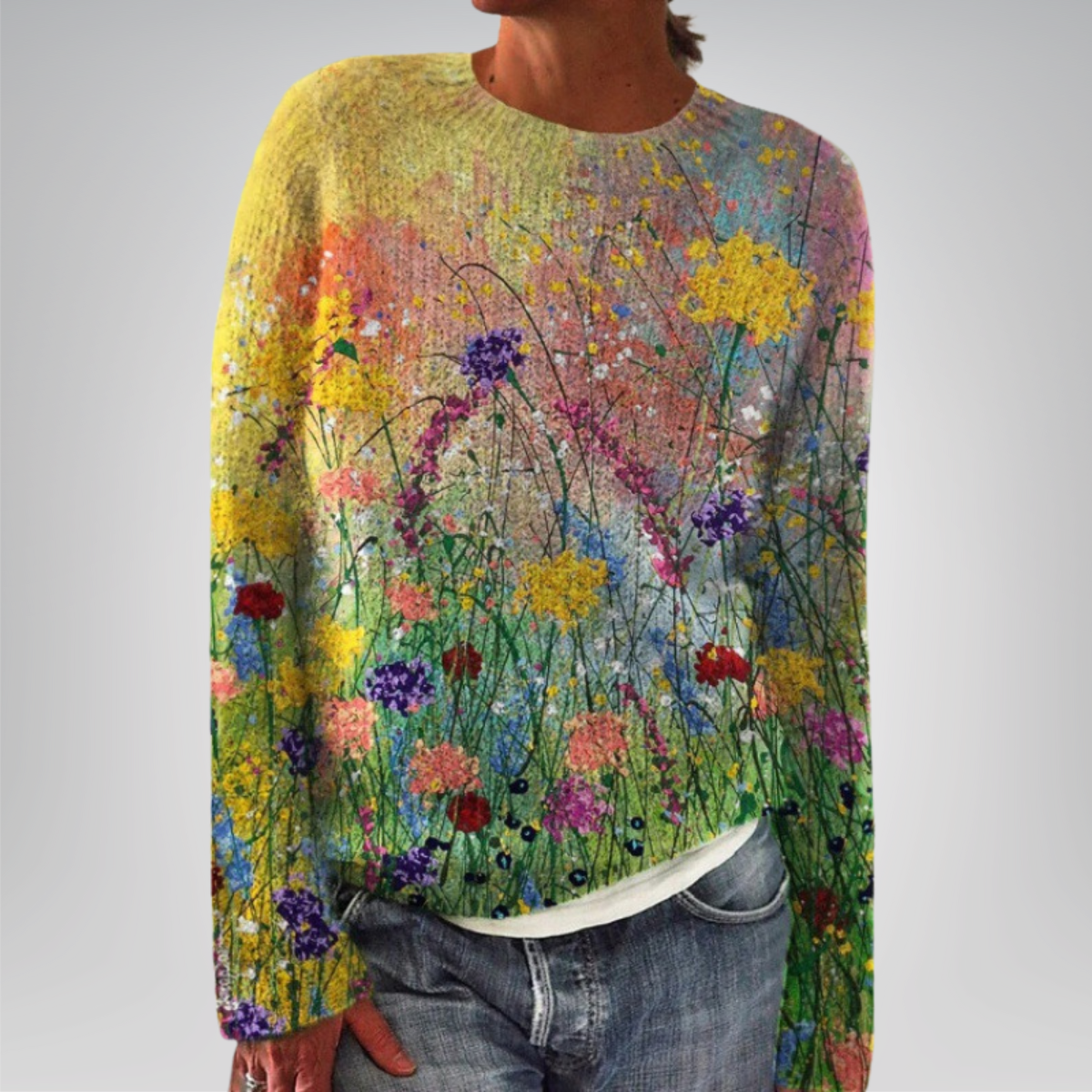 Grace™ | Vibrant stickad tröja med tidlös komfort