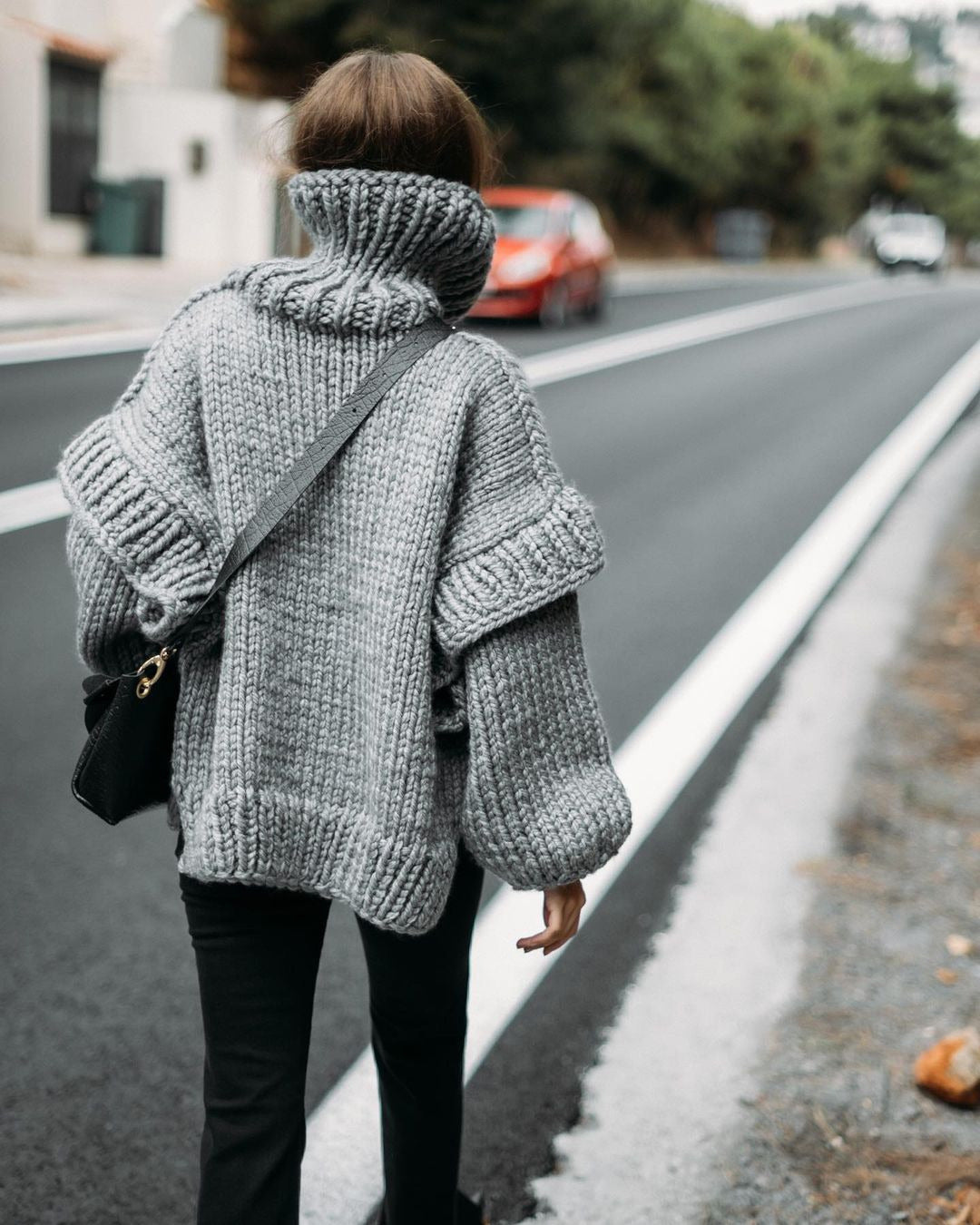 Sofia™ | Elegant Pullover med Flygande Ärmar