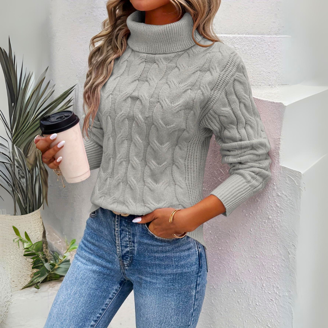 Selina™ | Elegant Polotröja för Värme & Stil