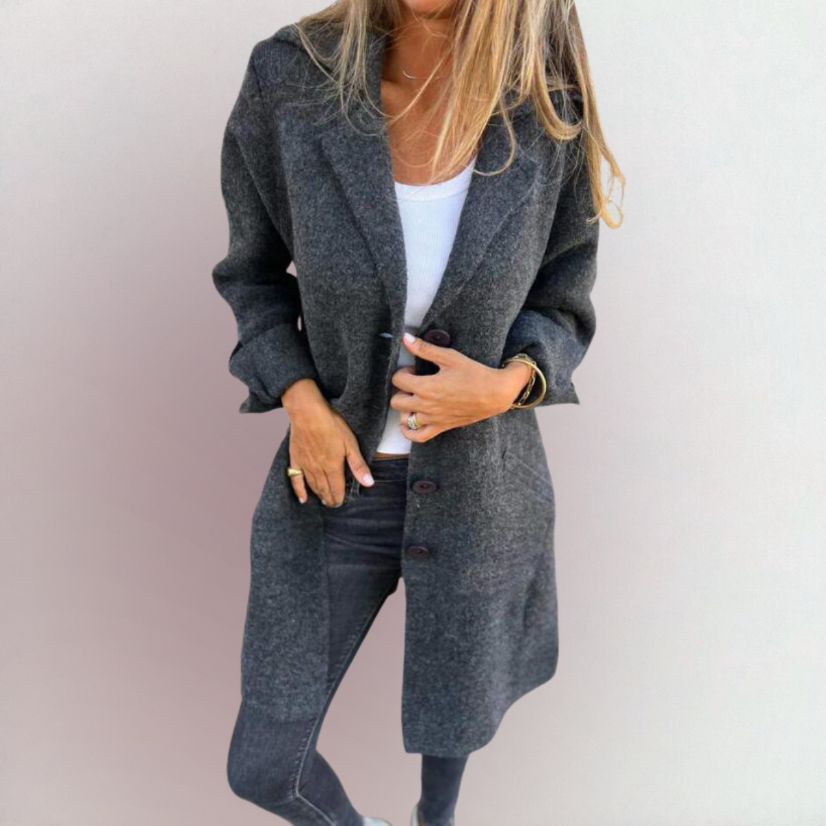 Lovissa™ | Elegant lång kappa för varje tillfälle