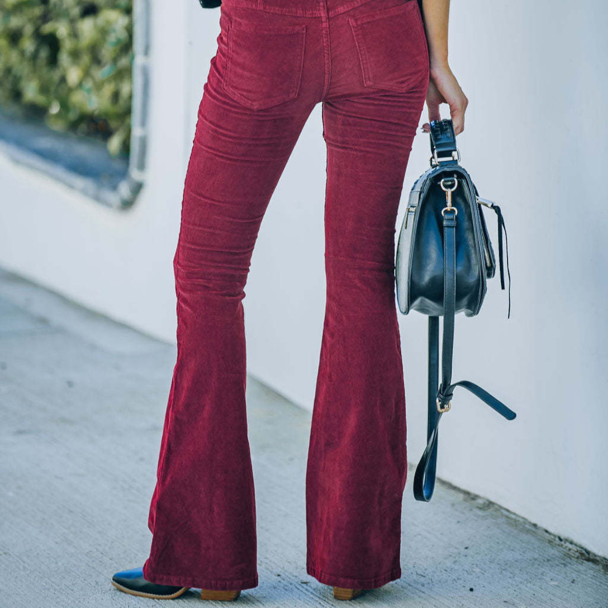 Elvira™ | Retro Corduroy Flarebyxor