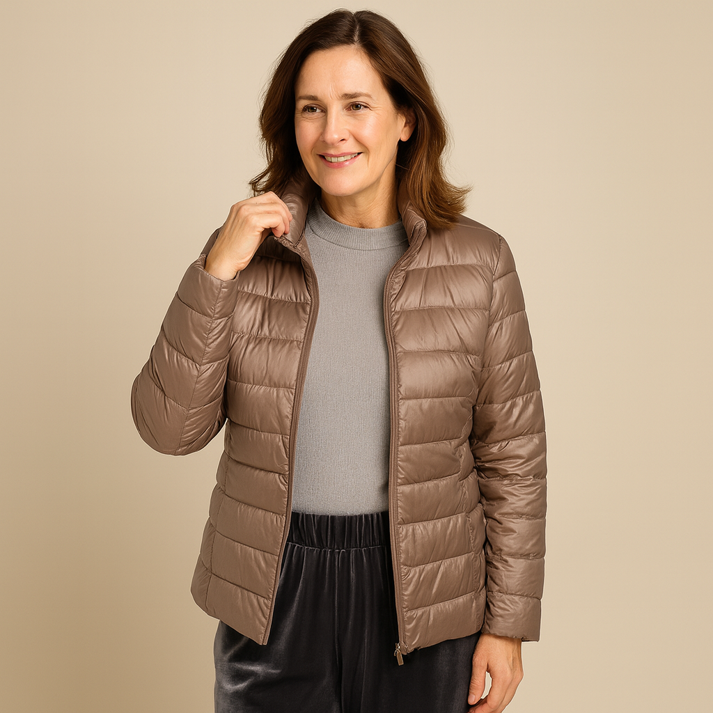 Freja™ | Vattentät Fjäderjacka med Lätt Komfort
