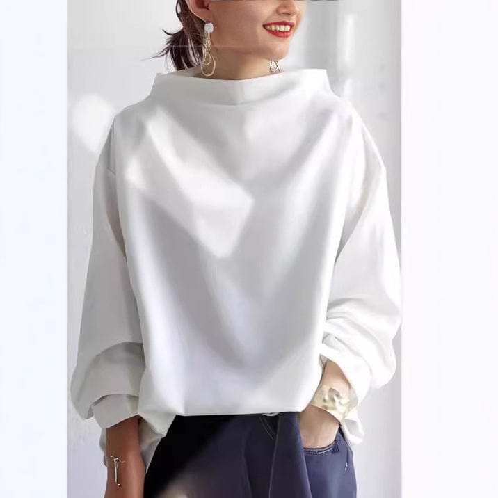Celina™ | Chic Tröja med Hög Krage