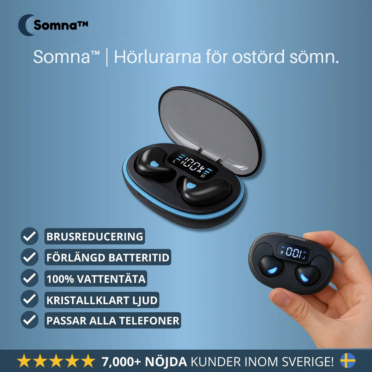 Somna™ | Hörlurarna för ostörd sömn