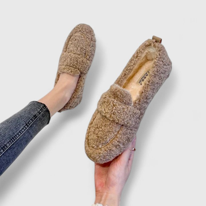 ELIN™ | Varma Loafers i Äkta Lamull