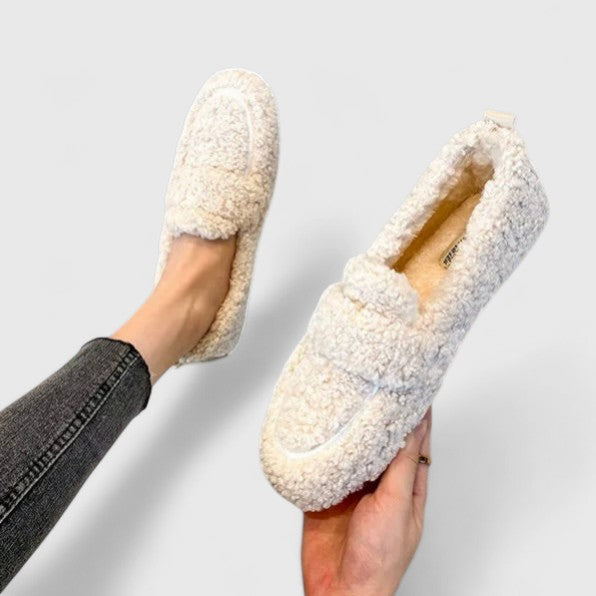 ELIN™ | Varma Loafers i Äkta Lamull