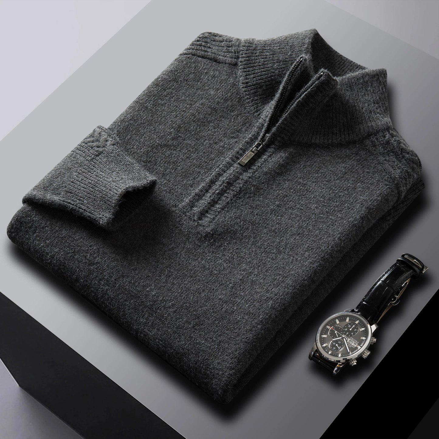 Alpine™ | Lyxig Kasmirpolotröja