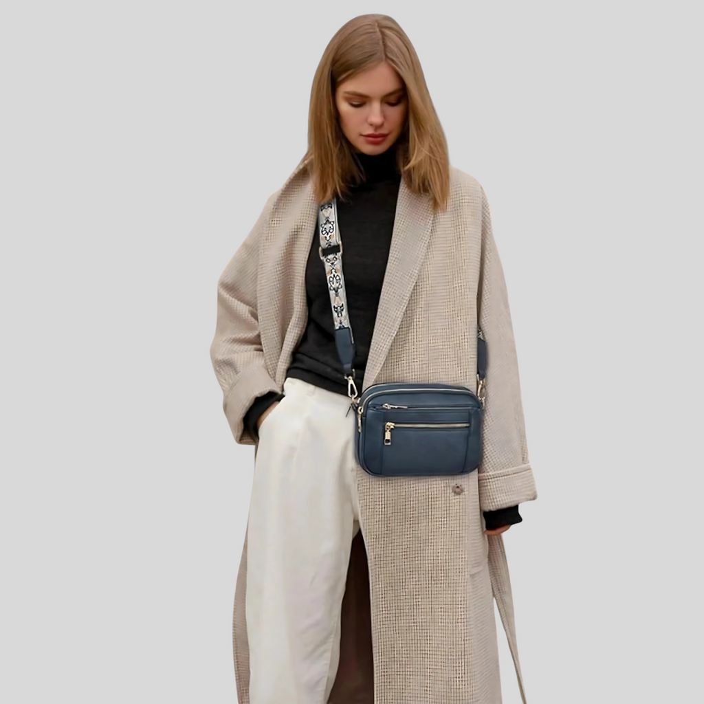 Mira™ -  Elegant Läderaxelväska