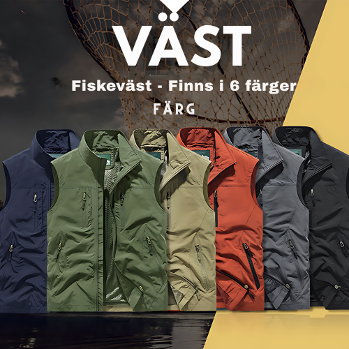 Erik™ | Multifunktionell Herrväst med Fickor