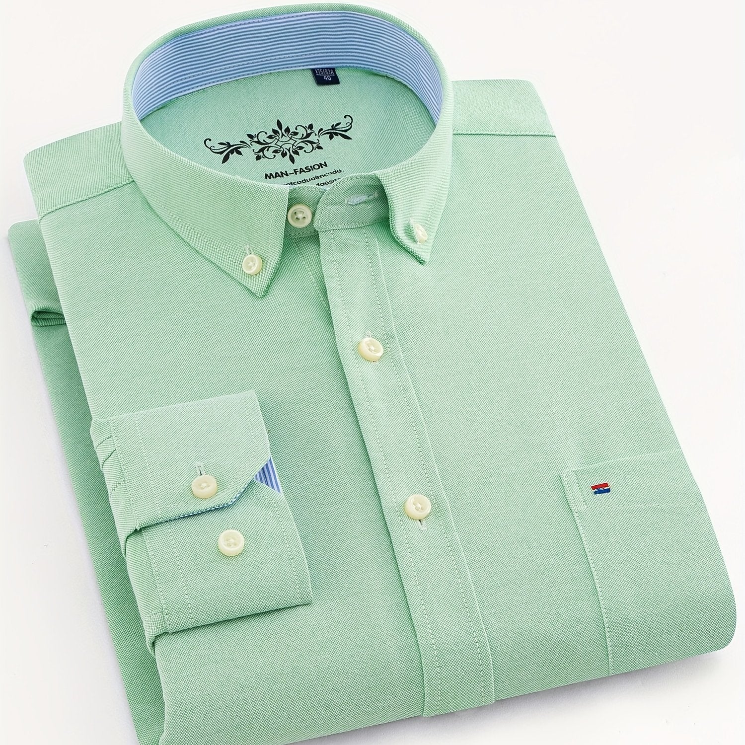 Victor™ | Klassisk Långärmad Herrskjorta i Bomullsmix