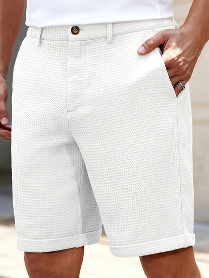 Erik™ | Sommarshorts i Vågig Väv med Fickor