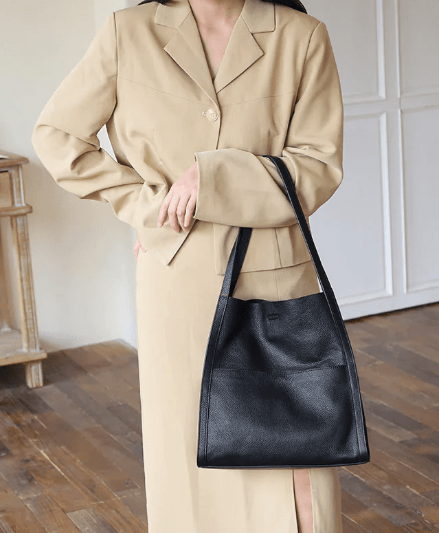 Daniel™ | Minimalistic Shoulder Leather Bag