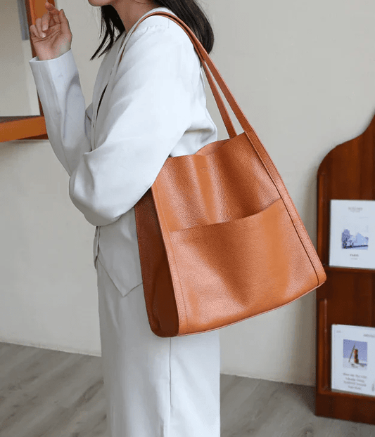 Daniel™ | Minimalistic Shoulder Leather Bag