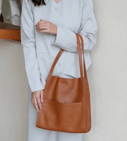 Daniel™ | Minimalistic Shoulder Leather Bag