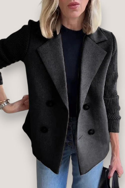 Freja™ | Elegant Stickad Ärmlös Blazer