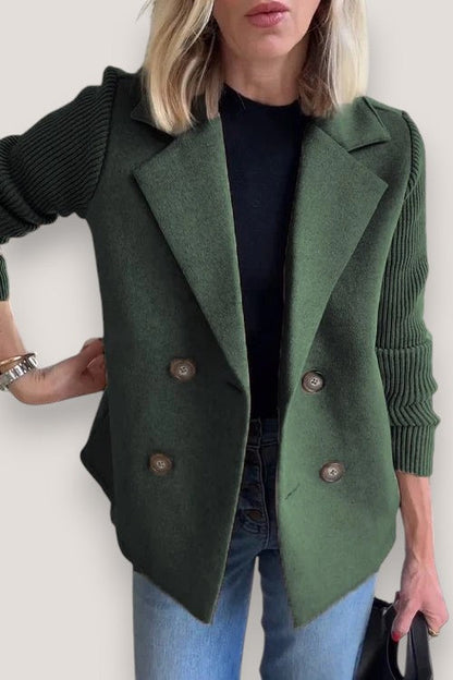 Freja™ | Elegant Stickad Ärmlös Blazer