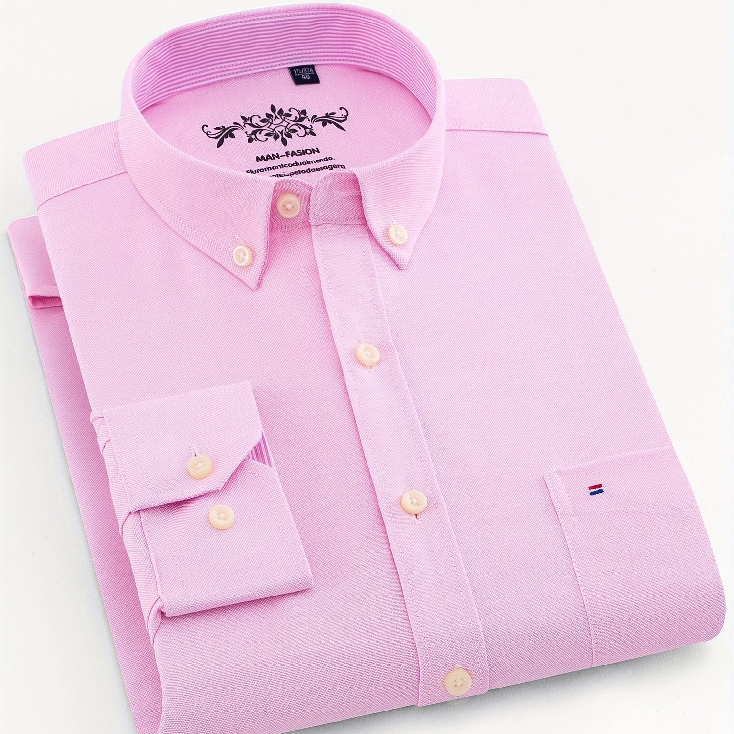 Victor™ | Klassisk Långärmad Herrskjorta i Bomullsmix