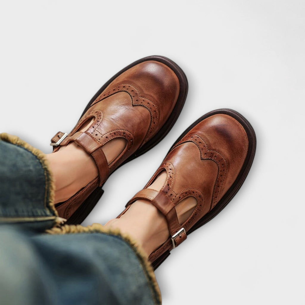 Eike™ | Klassiska T-rem läderskor