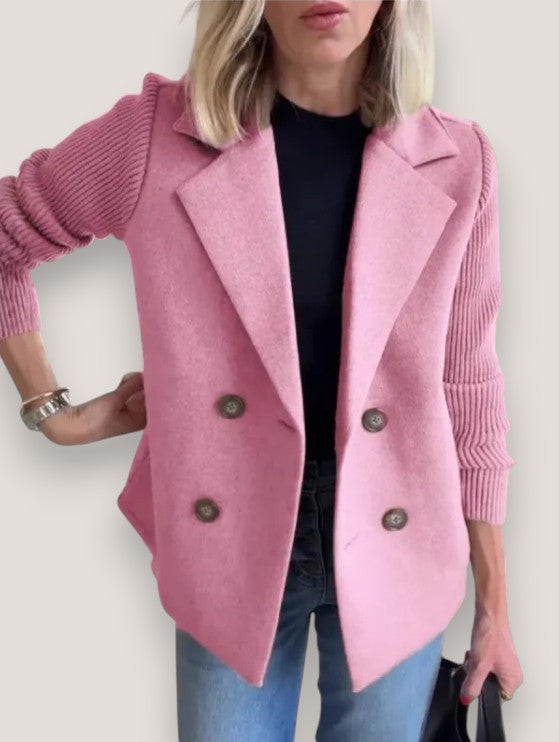 Freja™ | Elegant Stickad Ärmlös Blazer