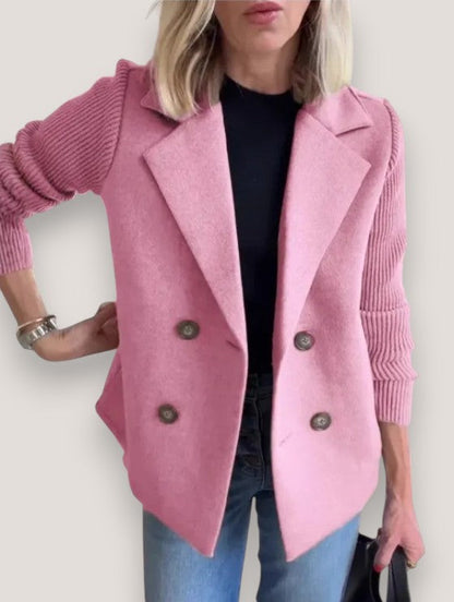 Freja™ | Elegant Stickad Ärmlös Blazer
