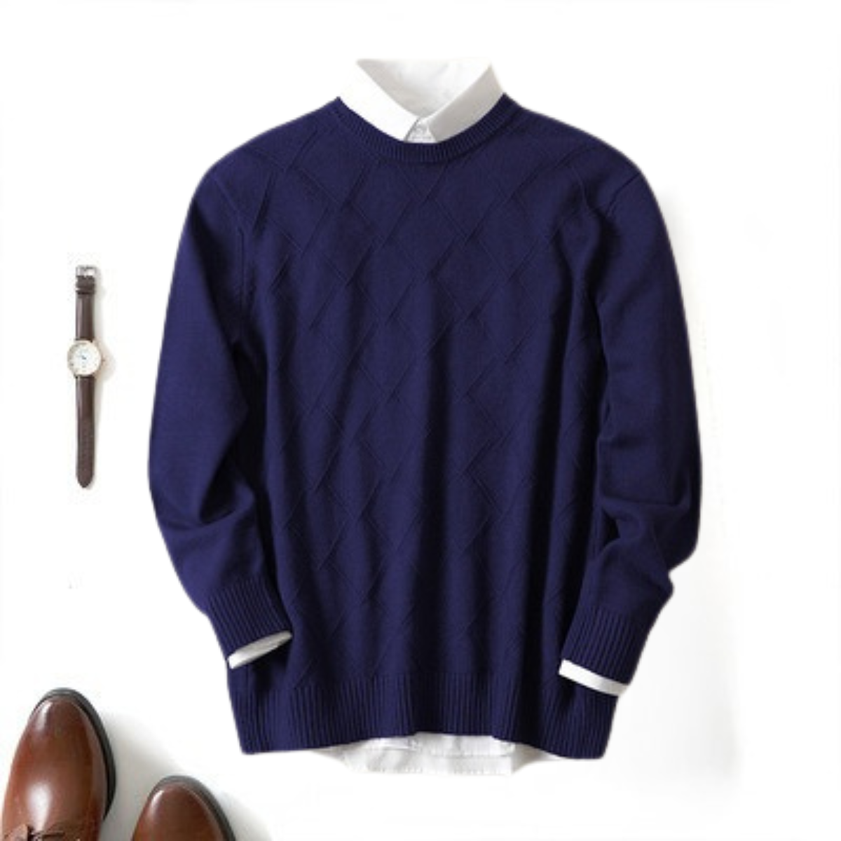 Henrik™ | Värmande Stickad Vintertröja